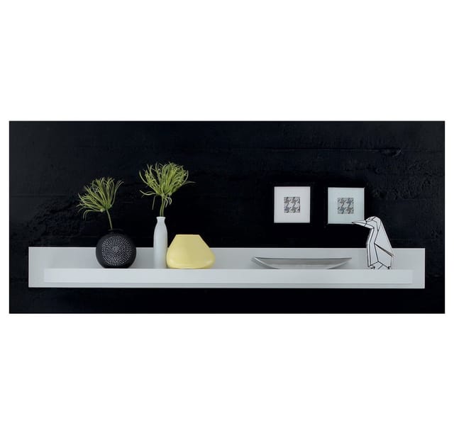 Wandboard In Weiß Colorado-61 Mit Blende Bxhxt: 200x20x18cm