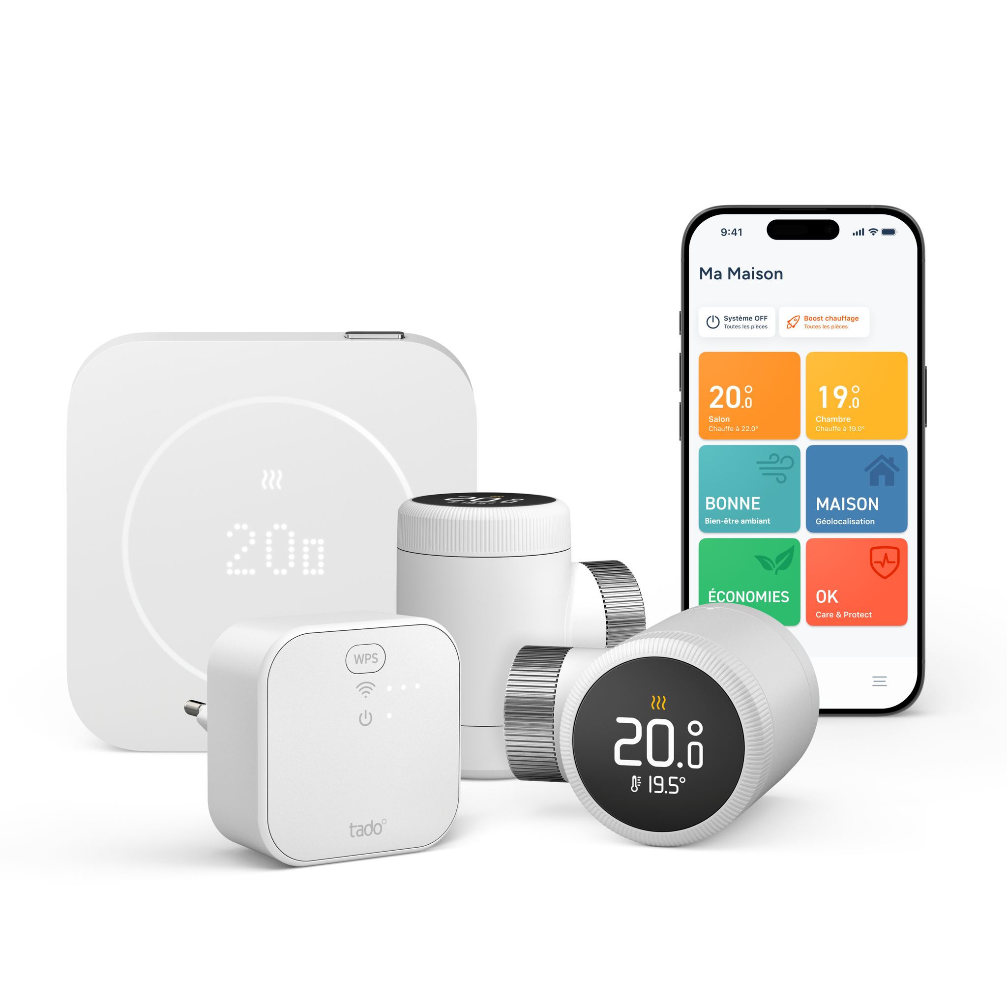 Smartes Kabelgebundenes Thermostat X (2. Generation) – Multiroom Starter Kit Mit 2 Heizkörper-thermostaten X