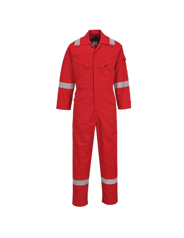 Leichte Antistatische Fr-overall 280g Farbe: Rot Größe M - Portwest