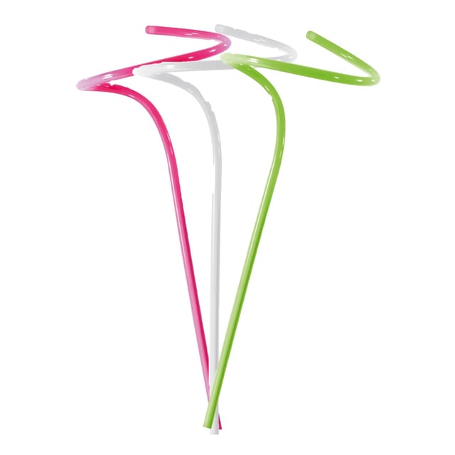 Twister Orchideenstab 3er Set - Klar/grün/pink - Chrysal