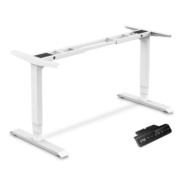 Cavo Tischgestell Tg1-120 Weiß Elektrisch Höhenverstellbar 595 - 1245 Mm Breitenverstellung 1080 - 1800 Mm Tragkraft 120 Kg