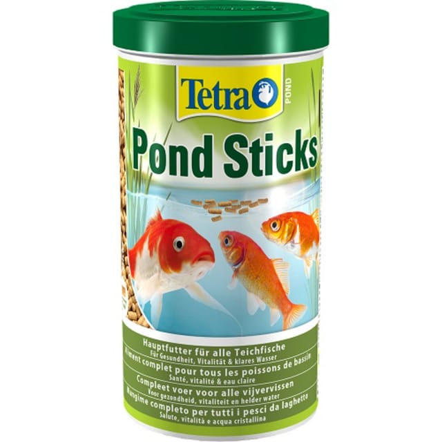 Tetra -teichstcke, Teichfischfutter, 1 L