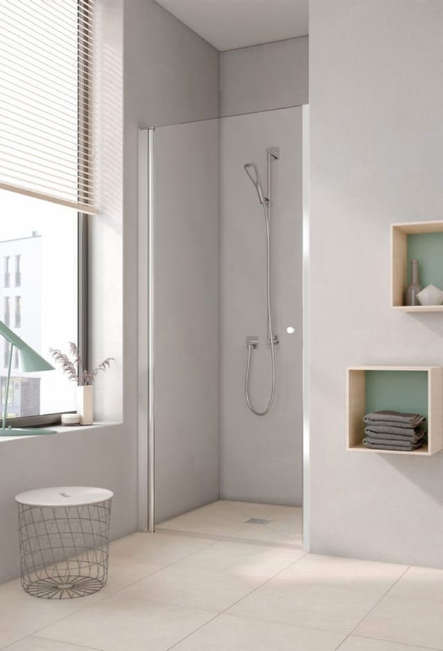 Aloni Duschtür/nischentür Dusche 80cm 6mm 77-81x1900mm