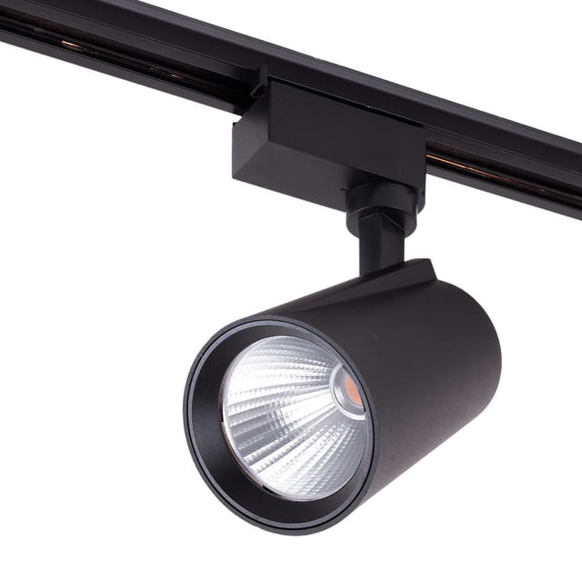 Led-schienenstrahler 30w 2700lm Cri85 4200ºk Lumiastra Einphasig 40.000h [lum-ath070030w-bw] Greenice
