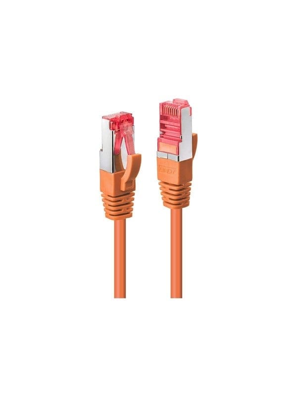 47807 Rj45 Netzwerkkabel, Patchkabel Cat 6 S/ftp 1.00 M Orange Mit Rastnasenschutz 1 St. - Lindy