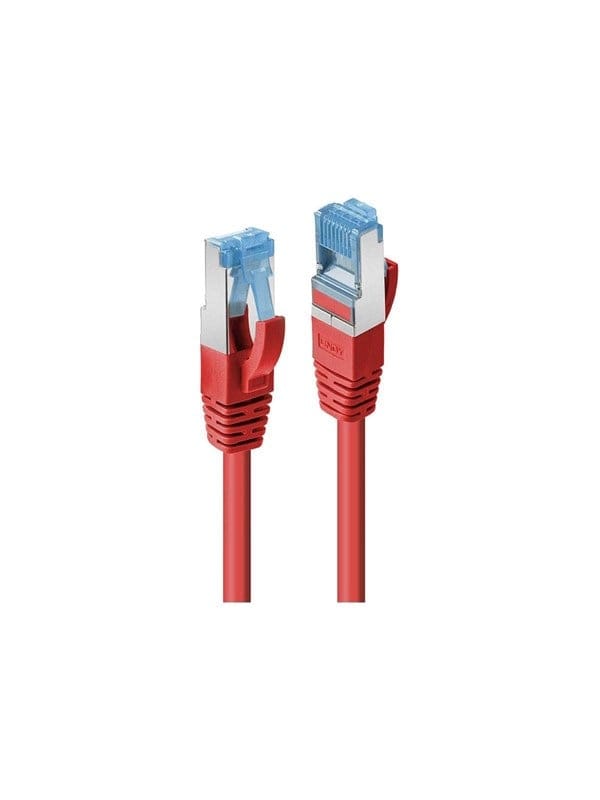47162 Rj45 Netzwerkkabel, Patchkabel Cat 6a S/ftp 1.00 M Rot Mit Rastnasenschutz 1 St. - Lindy