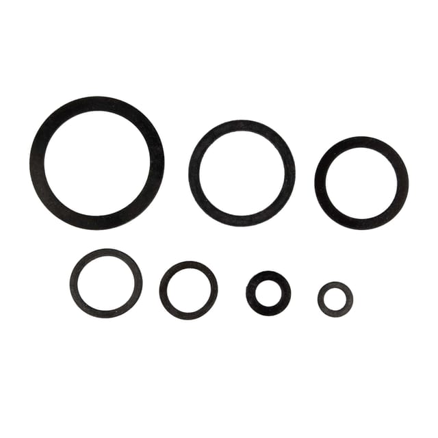 Tecuro - Gummidichtung 3/8 Zoll (9,6 X 14,5 X 1,90 Mm) Für Überwurfmuttern Sanitär-heizungsinstallation