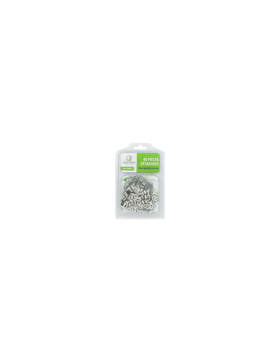60-teiliges Universelles Ersatzteil-set Für Gewächshausreparaturen. Bestehend Aus 10 W-klammern, 10 Z-klammern Und 10 Schrauben Mit Kopfform