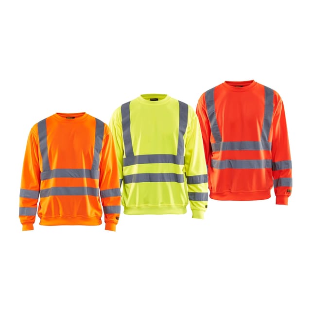 Blaklader - 3341 Hig-vis Gut Sichtbares Sweatshirt - Xxxxl - Rot