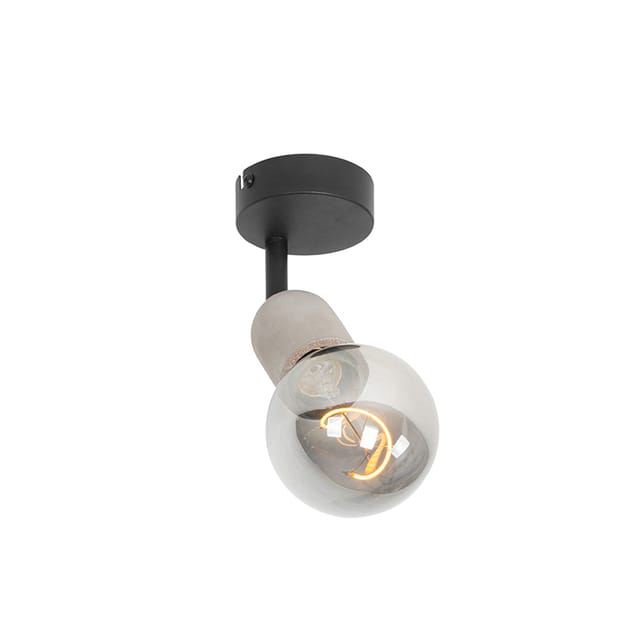 Industrieller Fleck Schwarz Mit Beton - Pedra