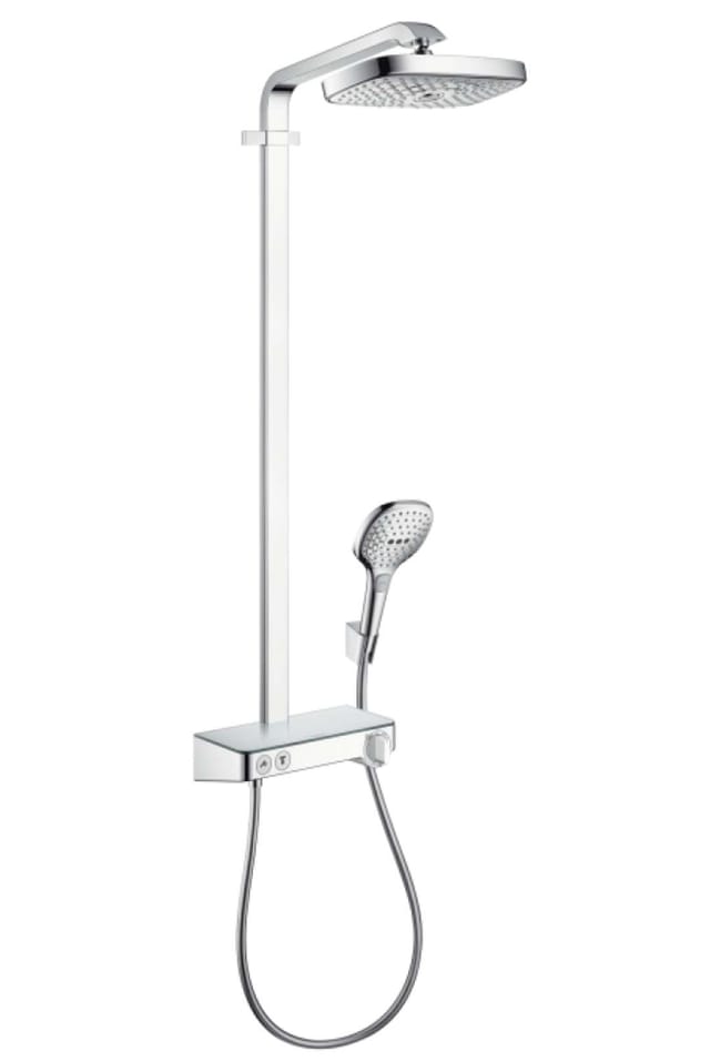 Raindance Select E Showerpipe 2jet, Mit Thermostat - Hansgrohe