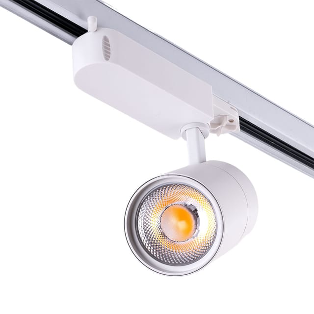 Led-schienenleuchte 30w 2527lm Cri90 2700ºk Dreiphasig 40.000h [ho-fc-3f-30w-w-ww]
