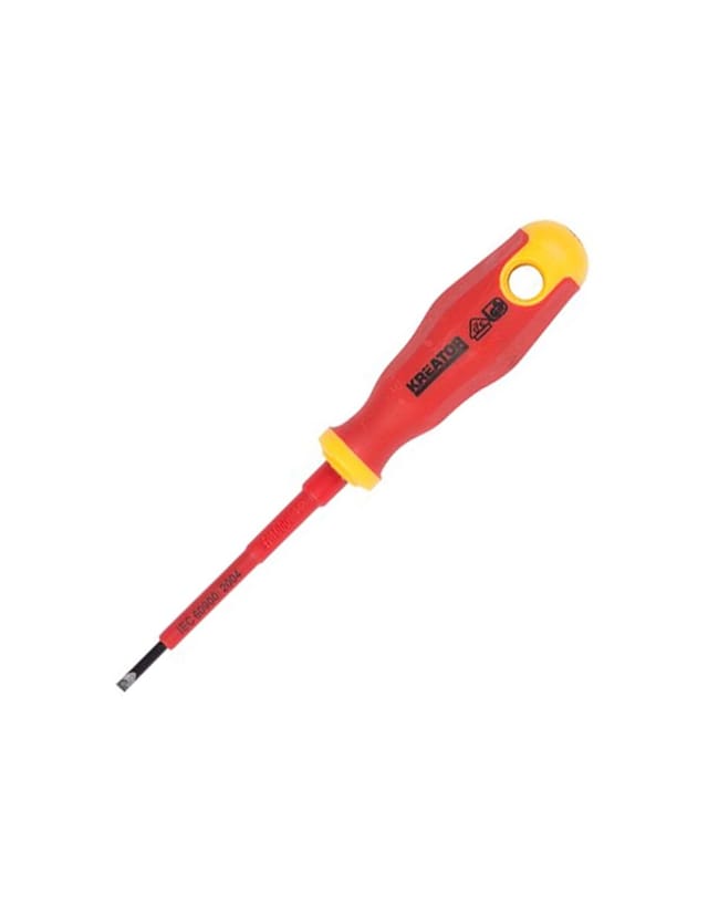 Isolierter Schlitzschraubendreher 4x100mm 1.000v 401203 Kreator