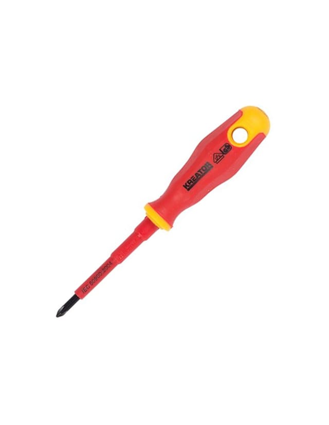 Isolierter Kreuzschlitzschraubendreher 1.000v Ph 1x80 402202 Kreator