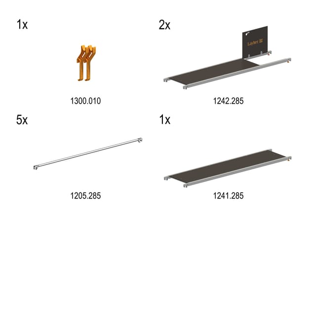 Layher Nachrüstset P2 Für Gerüst Uni Standard 1401.108