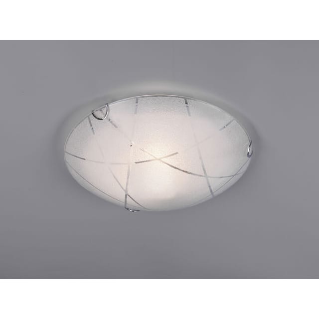 Deckenschale Sandrina Glas Lampenschirm Mit Streifendekor Ø 40cm