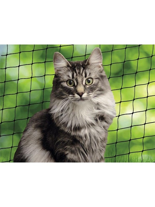 Nobby - Katzenschutznetz Schwarz Größe L 8 X 3 M Balkon-/fensternetz