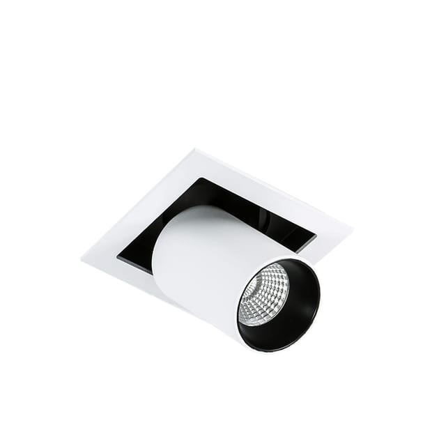 Mercanta Italux Einbauleuchte Weiß Beweglich Gl7117-1/12w 3000k Wh+bl