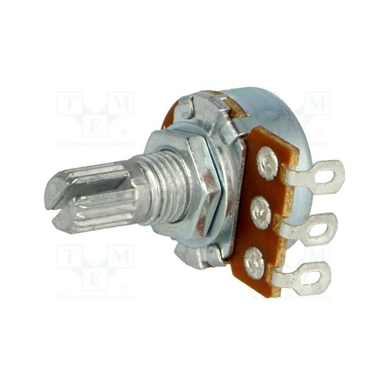 Potentiometer 2k2 Logarithmisch Kurze Achse Kurze Achse Stranggepresstes Metall