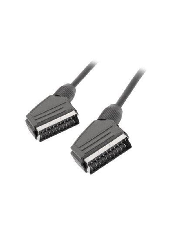 Lanberg - Euroconnector-kabel Ca-eueu-10cc-0018-bk Scart-stecker/scart-stecker 1,8 Meter