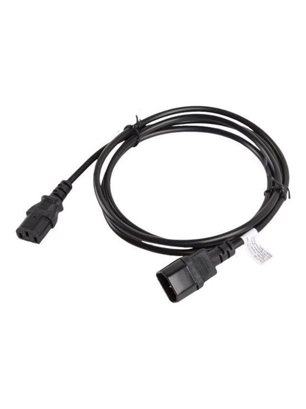 Lanberg Stromversorgung Extender Kabel 1,8 Meter Ac-c13e-11cc-0018-bk Iec320 C13 / Iec320 C14 Steckverbinder