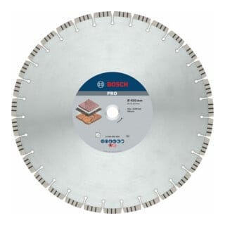 Bosch Diamanttrennscheibe Best For Stone, 450 X 25,40 X 3,8 X 12 Mm