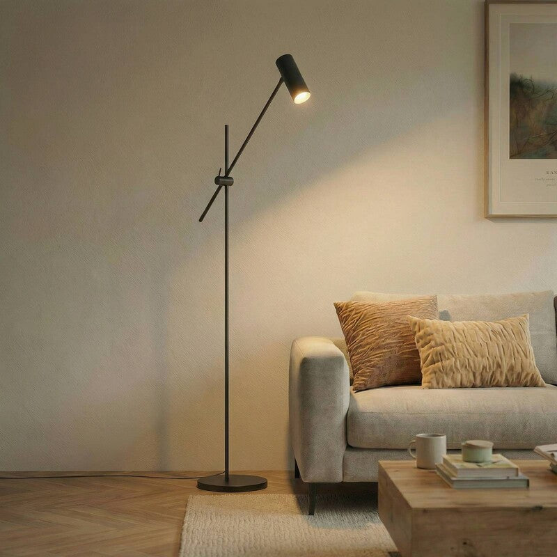 [gebraucht] B-ware Lindby Vilo Floor Lamp, Black, 153 Cm, Gu10, Adjustable