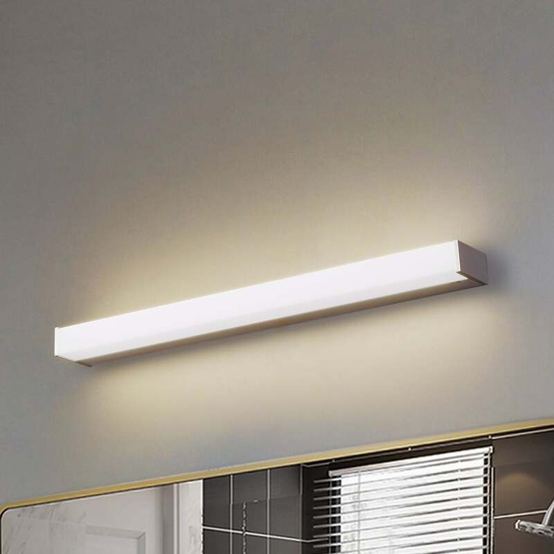 [gebraucht] B-ware Lindby Led-wandlampe Philippa 59 Cm Alufarben Ip44 3000 K 1000 Lm