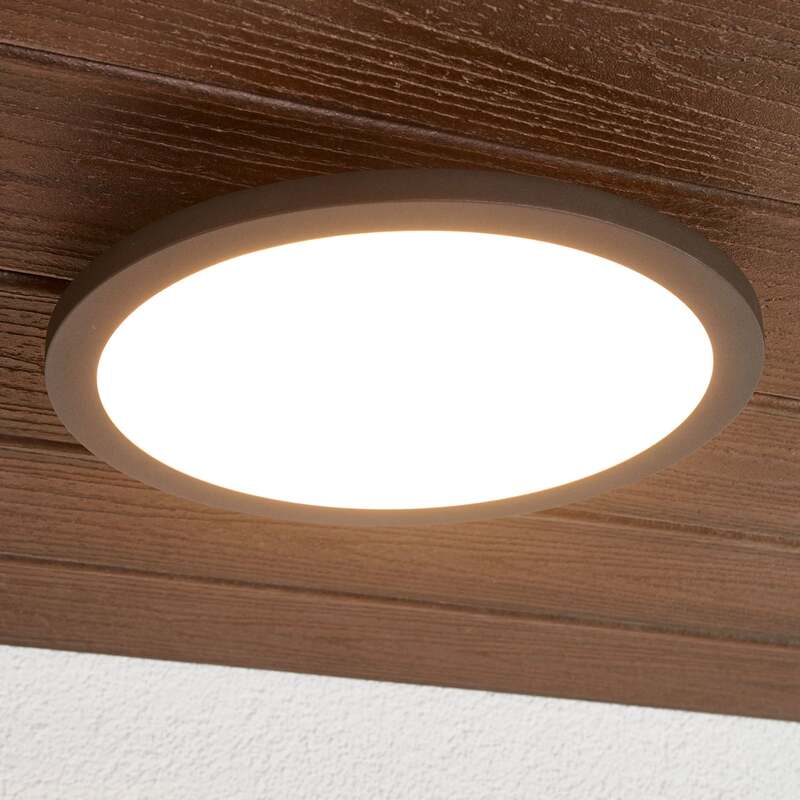 [neuwertig] B-ware Lucande Led-außendeckenleuchte Malena Mit Bewegungsmelder Ip65 11,5 W
