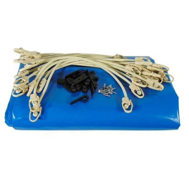 Ubbink Sicherheitsabdeckung Pool 550 G/m² Blau
