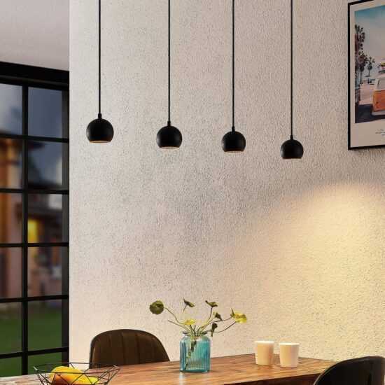 [gebraucht] B-ware Arcchio Renko Led-hängelampe, Leuchte Lampe Hängeleuchte Vierflammig, Schwarz210
