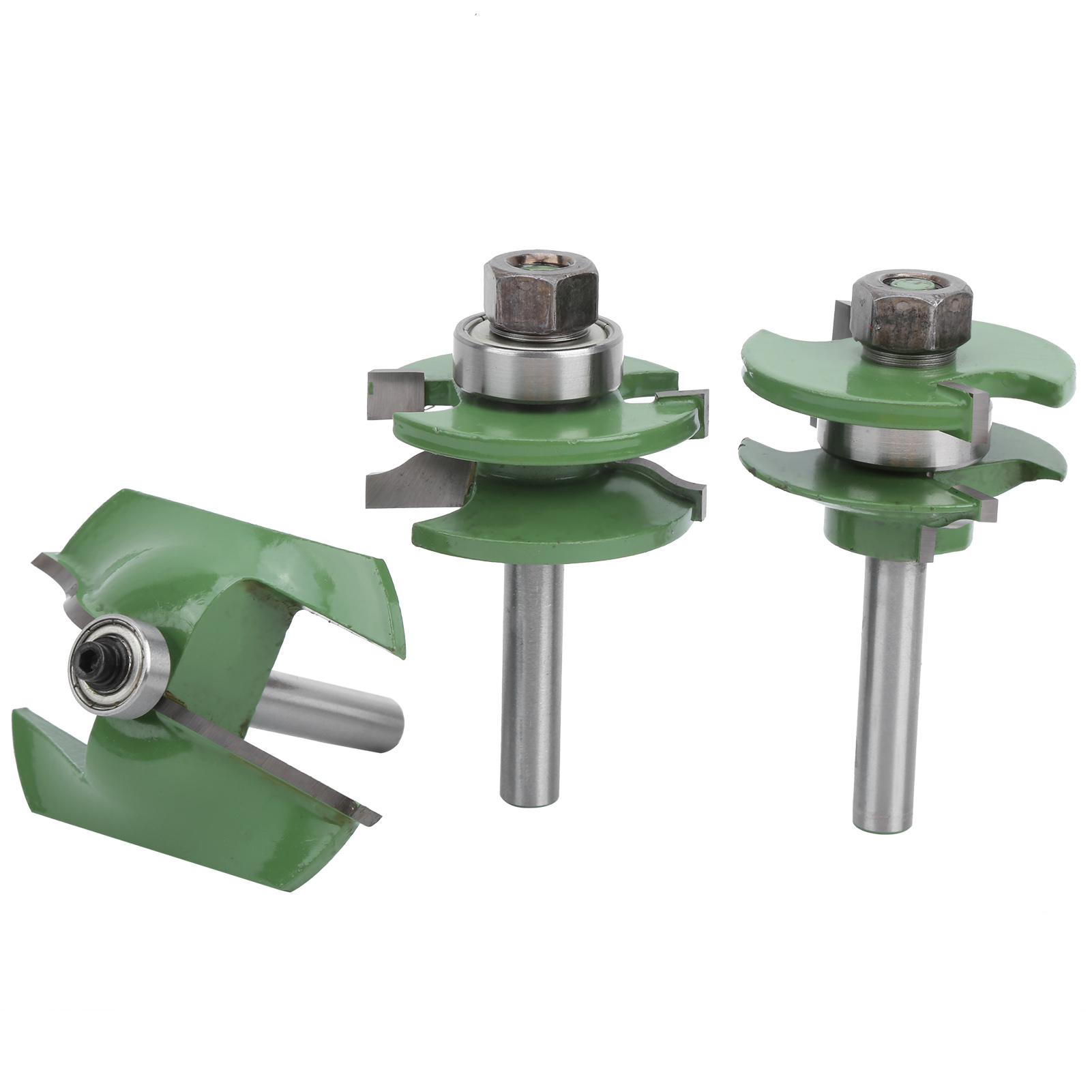 2 Stück 8-mm-planfräser + Ein Fräser Zum Herausziehen Von Brettern, Zubehör Für Die Holzbearbeitung
