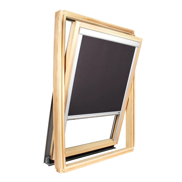 Avosdim - Schwarzes Verdunkelungsrollo Für Roto ® Dachfenster - 5/7 - Fensterscheibe B 40 Cm X H 63,5 Cm