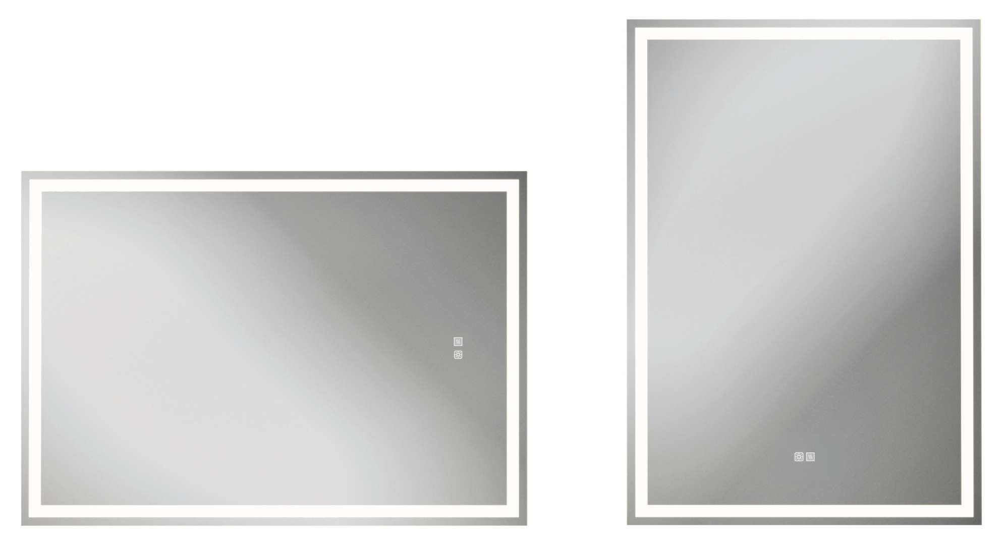 Kielle Idolio - Spiegel Mit Led-beleuchtung Und Heizung, 70x100 Cm 50324111