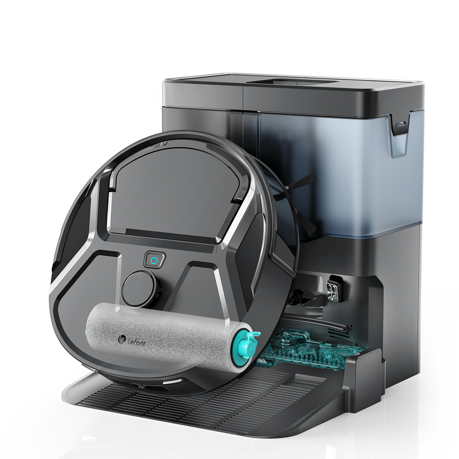 Lefant M265 Mini-roboterstaubsauger Mit Wischfunktion, 28 Cm, 20000 Pa Saugkraft, 0 Verheddern Bei Haaren, 800 Ml Behälter, 85 Mm Flaches Gehäuse, Hartböden & Tierhaare, Automatische Reinigung, Wlan A