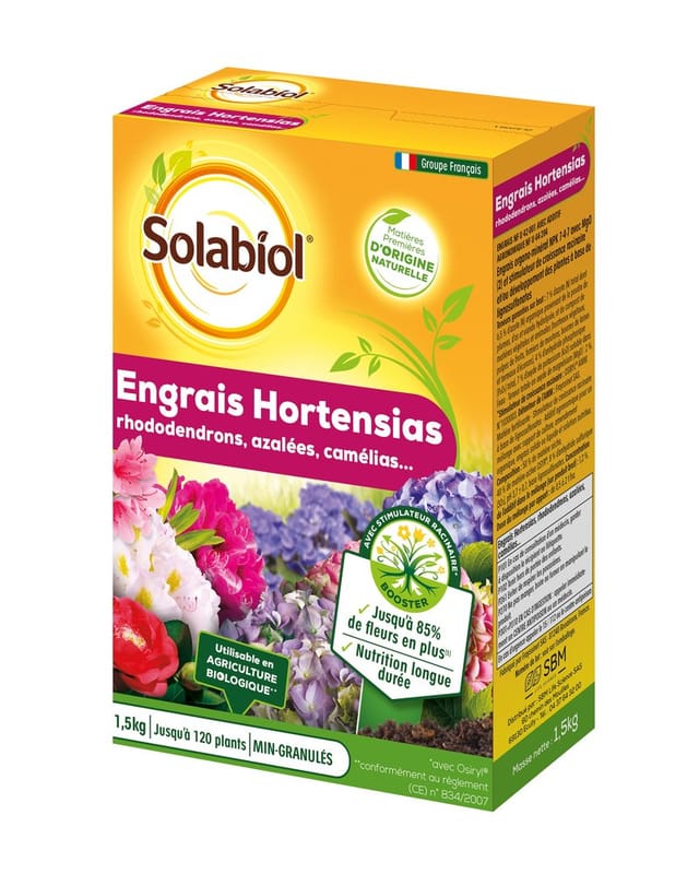 Dünger Für Hortensien Und Rhododendren 1,5 Kg - Solabiol