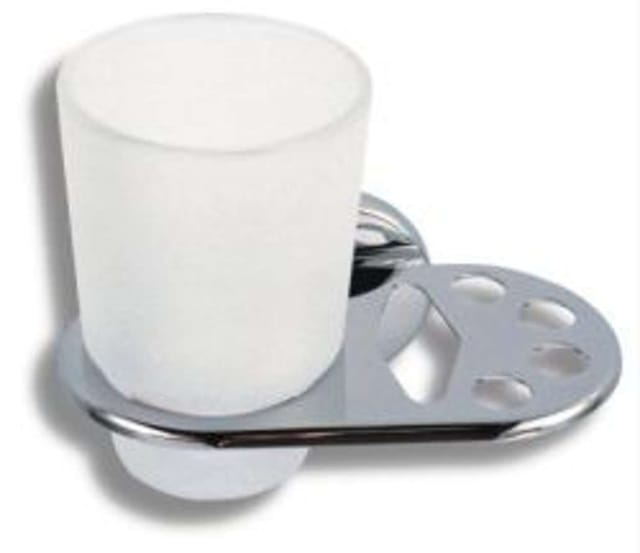 Novaservis - Metalia 1 - Zahnbürsten- Und Becherhalter, Chrom/glas 6149,0