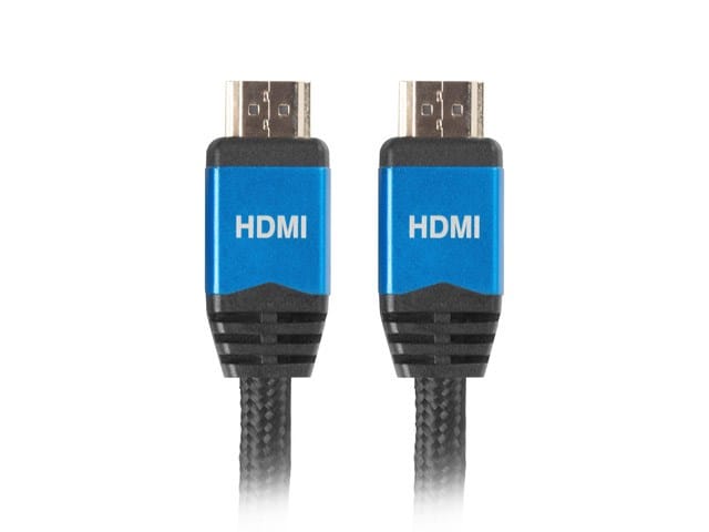 Hdmi-kabel Lanberg Male/male V2.0 Cu 4k Premium 1m Schwarz