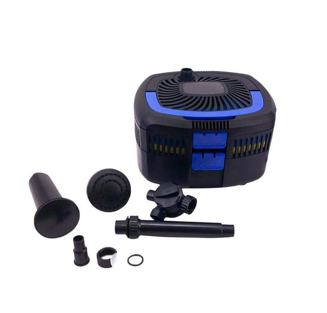 Aquaristikwelt24 - Cuf-2800 Teichfilter Inkl. Teichfontäne Und 11w Uvc Klärer 3000 L/h