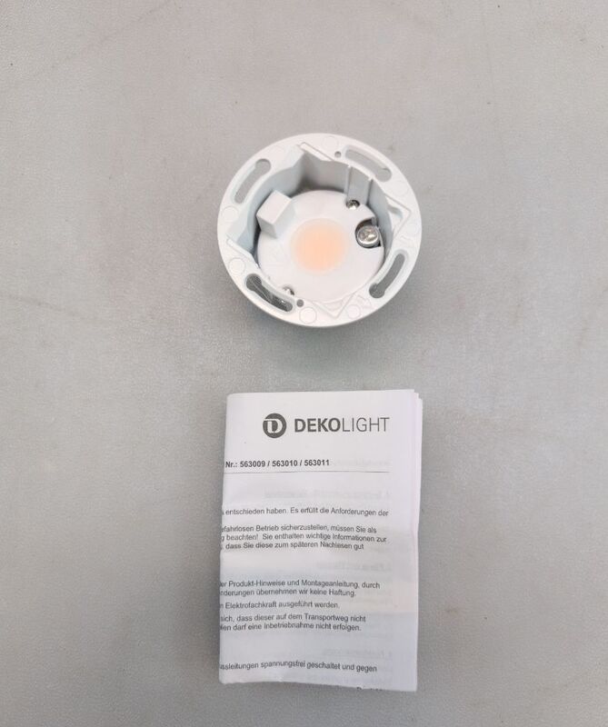 [neuwertig] B-ware Deko Wandleuchte Led Alwaid 4,8w Dimmbar Warmweiß Aluminium 3000k Ip20 Ø71mm
