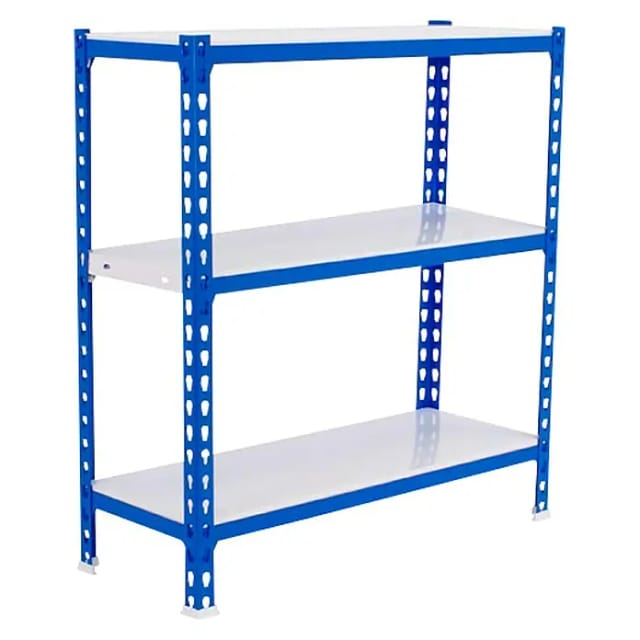 Simonrack Metallregal Ohne Schrauben Blau Und Weiß