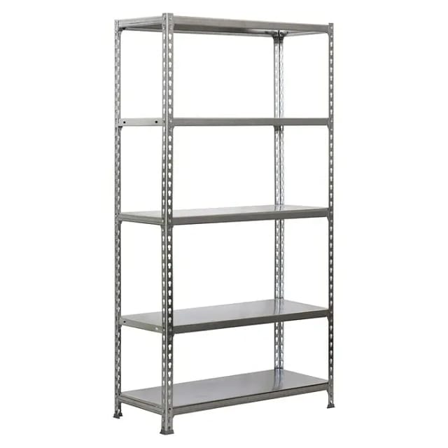 Simonrack Regal Simon 5 Etagen Grau Metall Robust