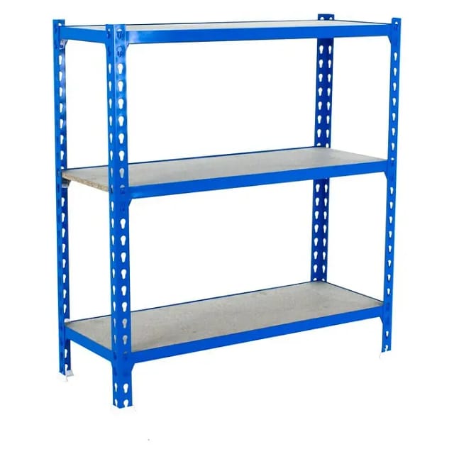 Simonrack Leichte Regal Blau Und Holz 3 Regale 150 Kg