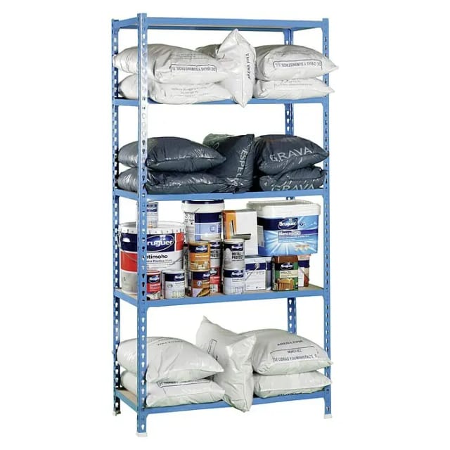 Simonrack Maderclick Superplus 5/300 Regalsystem Blau Robustes