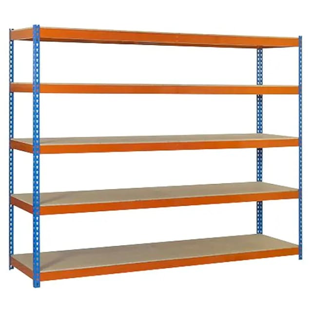 Simonrack Moderne Außenregal Blau Orange Robust