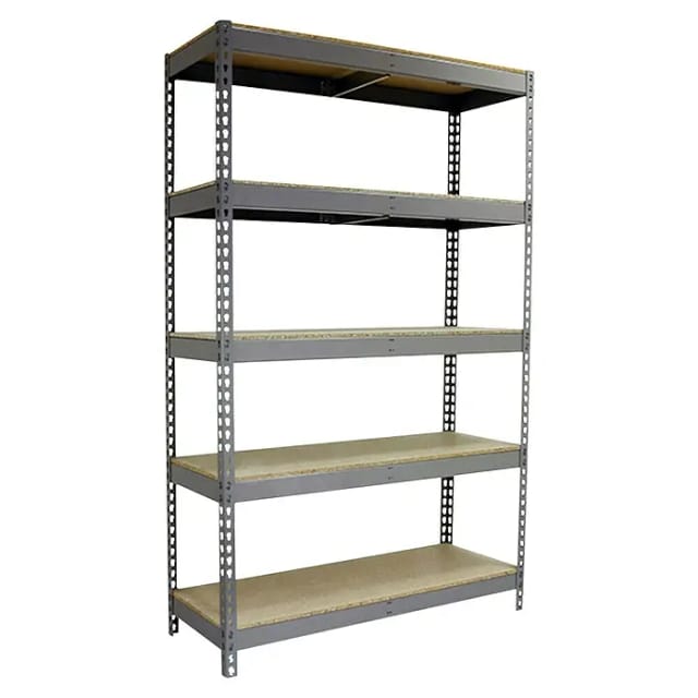 Simonrack Metallregal Grau Und Holz 5 Regale