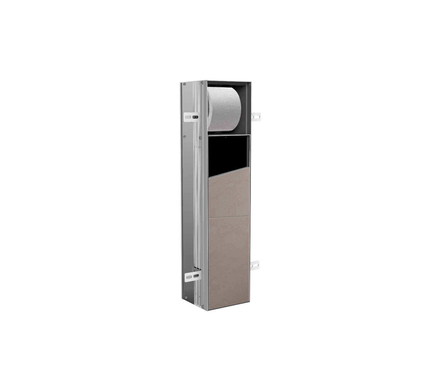 Emco Asis Module Plus Wc-modul Unterputzmodell, Papierfach Und