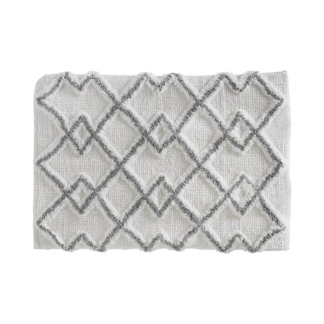 Teppich 50x75cm Grau Und Weiß - 5five