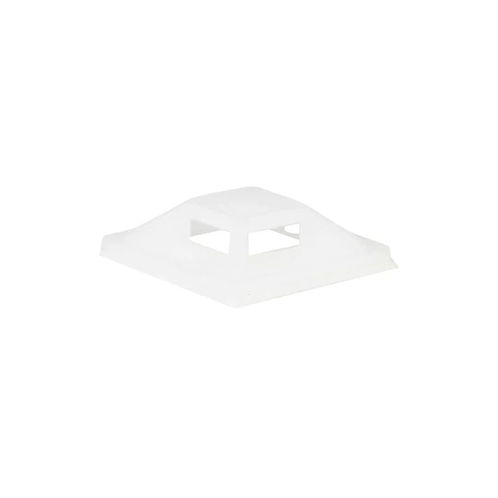 Lanview Kabelhalterungs-klebepads, 25 Mm X 25 Mm, 50 Stück, Weiß, Lvt-kabelhalterung-50w
