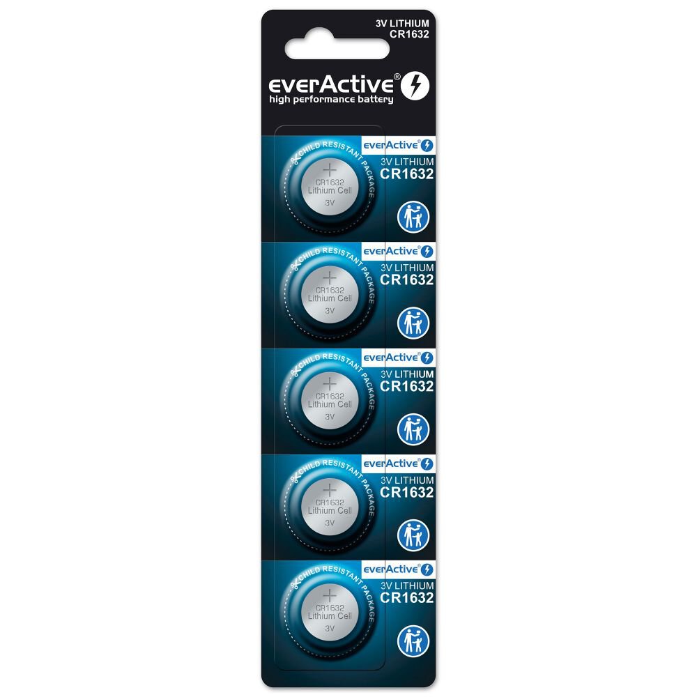 Lithium-batterie Mini Everactive Cr1632 5 Stk.